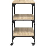  Kuhinjski kolica Sonoma hrast 60 x 41 x 76 cm Konstruirano drvo | shoptok.hr