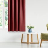 AmeliaHome curtain BLACKOUT color pink style classic silver eyelets type of material - textiles blackout 140x245 | shoptok.hr
