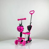  trotinet Bubamara 5u1 Ladybug Pink - sa svetlećim točkovima cene
