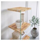 Hanah home niagara R303 oak bookshelf polica za knjige | Eponuda.com