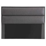 Hanah home bračni krevet rise 120 x 200 dark grey