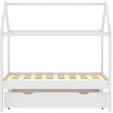  Okvir za dječji krevet s ladicom bijeli 70 x 140 cm od borovine | shoptok.hr