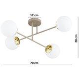 Brilagi plafonski luster 4xE27/60W/230V bež/zlatan | Eponuda.com