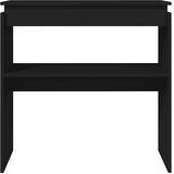  Konzolni stol crni 80 x 30 x 80 cm od konstruiranog drva | shoptok.hr