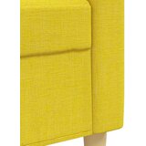  2-dijelni set sofa s ukrasnim jastucima svjetložuti od tkanine | Eponuda.ba