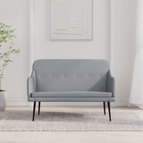 vidaXL Klupa svjetlosiva 110 x 76 x 80 cm od tkanine | shoptok.hr