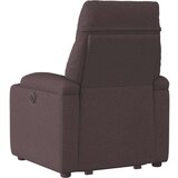  Naslonjač na podizanje tamnosmeđi od tkanine | shoptok.hr