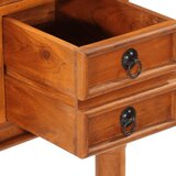  Radni stol s ladicama 110 x 50 x 76 cm masivno bagremovo drvo | Eponuda.com