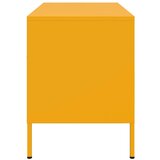 vidaXL TV omarica gorčično rumena 68x39x50,5 cm jeklo | Shoptok.si