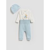 Reserved BABIES` BODY SUIT, TROUSERS & CAP - svjetloplavo | shoptok.hr