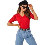 RUE PARIS Blouse-TP-BZ-5552.70-red | Shoptok.si