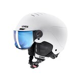 Uvex kaciga rocket junior visor white-black mat 54-58 Cene