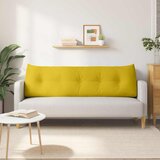  Jastuk za leđa Žuta 160 x 24 x 50 cm Baršun | shoptok.hr