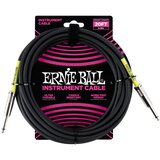 Ernie Ball kabel P06046 - 20FT(6,1m) COILED 6,3mm - 6,3mm instrument - crna boja | Eponuda.ba