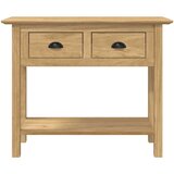  Konzolna miza s predalom BODO Medeno rjava 91 x 34,7 x 74 cm, (5000201731) | Shoptok.si