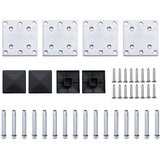  Set panela za ogradu WPC 526 x 146 cm sivi | shoptok.hr