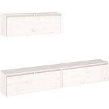 TV omarica 3 kosi bela trdna borovina, (20730043) | Shoptok.si