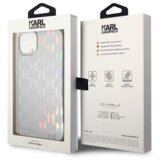 Karl Lagerfeld kLHCP14MLGMMSV3 ovitek zaščita za iphone 14 plus 6.7 iridescent monogram - srebrn | Shoptok.si