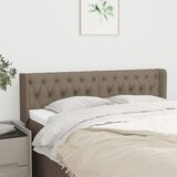  Uzglavlje s ušima smeđesivo 163x16x78/88 cm od tkanine | shoptok.hr