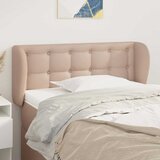  Uzglavlje s ušima boja cappuccina 83x23x78/88 cm umjetna koža | shoptok.hr