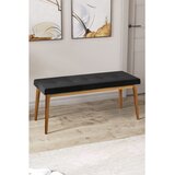 Hanah home klupa Arwen, 105 cm, crna / prirodno drvo Cene