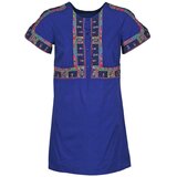 Antik Batik Kratke obleke EMILIE Modra Cene