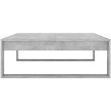  Stolić za kavu siva boja betona 100 x 100 x 35 cm od iverice | shoptok.hr