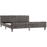 Furnova Posteljni okvir siv žamet 200x200 cm, (21931640) | Shoptok.si