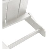 vidaXL 3-delni vrtni lounges set Beli HDPE | Shoptok.si