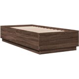  Okvir za krevet smeđi hrast 100 x 200 cm konstruirano drvo | shoptok.hr