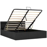  The Living Store Dvižni posteljni okvir LED temno sivo blago 120x200 cm - Posteljni Okvir, (21525880) | Shoptok.si