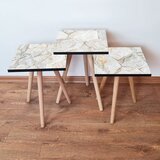 Hanah home 3Shp390 - White WhiteBeige Nesting Table (3 Pieces) | ePonuda.com