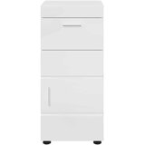  Set ormarića za kupaonicu TULUM Visoki sjaj bijela | shoptok.hr