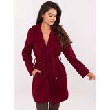 RUE PARIS Coat-IT-EN-A9590.85-burgundy | Shoptok.si