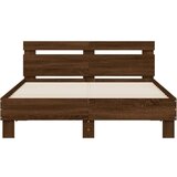  Okvir za krevet s uzglavljem i LED boja hrasta 120x190 cm | shoptok.hr