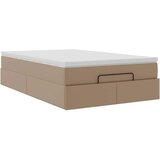  Okvir kreveta s madraca cappuccina 120x190 cm od umjetne kože | shoptok.hr