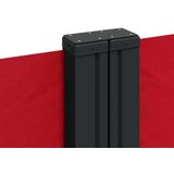 vidaXL Bočna tenda na uvlačenje crvena 180x600 cm | shoptok.hr