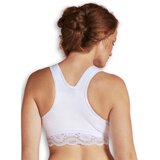 Carriwell nedrček za dojenje, čipkast, organski bombaž, XL white | Shoptok.si