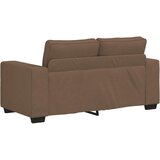  Dvodijelni set sofa s jastucima, smeđa tkanina | shoptok.hr