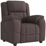  Naslonjač od tkanine tamnosmeđi | shoptok.hr