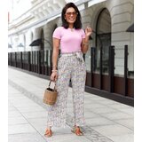 UR/CEO Multicolor floral pleated women's pants Saida | shoptok.hr