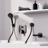 Hansgrohe 71405670 logis pokrivna plošča črna | Shoptok.si