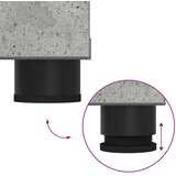  Klupa za hodnik s jastukom Betonski sivi 80 x 38 x 46 cm | shoptok.hr