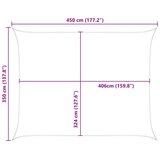  Sončno platno Svetlo siva in bela. 4,5 x 3,5 m, (5000241448) | Shoptok.si