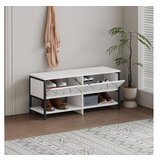 Hanah home cipelarnik inola shoe bench white | ePonuda.com
