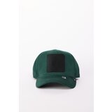 AC&Co / Altınyıldız Classics Men's Green 100% Cotton Hat with Replaceable Stickers cene