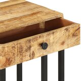  Bočni stolić U-oblika 45 x 30 x 61 cm od masivnog drva manga | shoptok.hr
