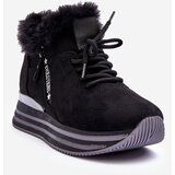 Boto Platform Furry Sports Shoes Black Jamarie | ePonuda.com