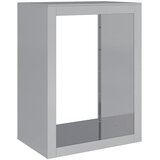  Stalak za drva za ogrjev 60 x 40 x 80 cm od pocinčanog čelika | shoptok.hr