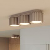 Sollux Stropna svetilka AURA 3 sivo-rjava Gx53, (5000285133) | Shoptok.si